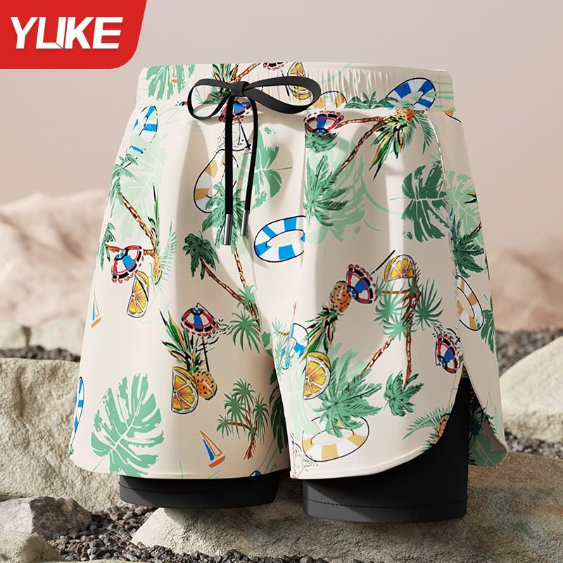 Mens Board Shorts Swim Trunks Swimming Beach Water Sports Quick Dry Anti-Chafe Comfort Fit