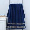1pcs Pure Cotton Quality Bath Towels  Square Gifts Plain Color Broken Great Wall Grid Thickened Large Bath Towels