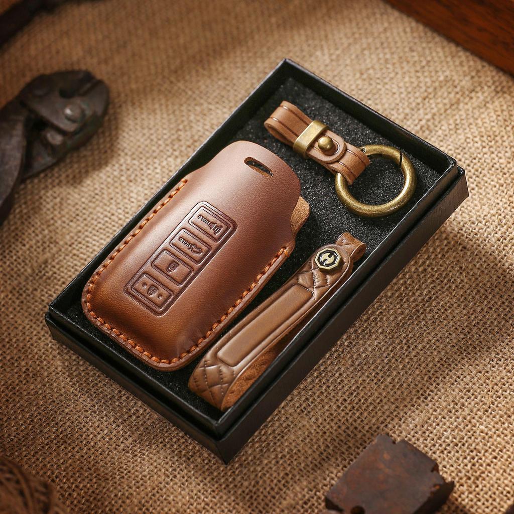 Кожаный чехол для ключей ручной работы для винтажных автомобилей Lexus