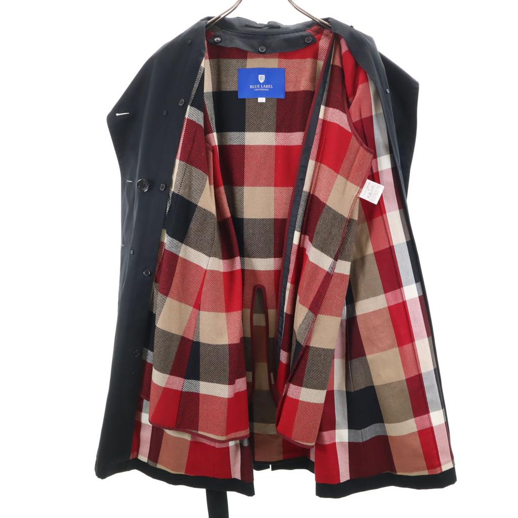 Тренч BLUE LABEL CRESTBRIDGE 40 черный С подкладкой Женский Б/у