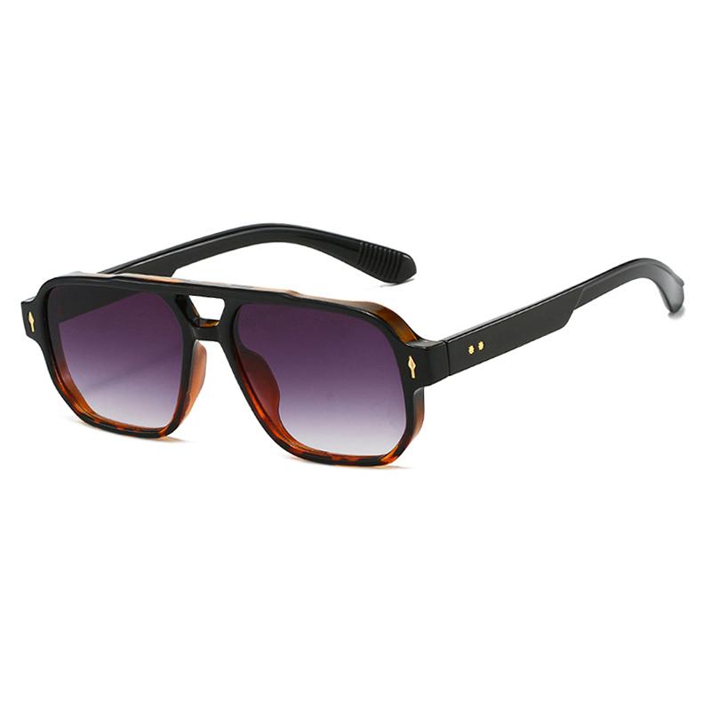 1pcs/4pcs Brand Fashion Square Women Men Sunglasses Retro Rivets Women Brand Designer Shades UV400 Sun Glasses Shades
