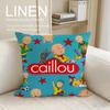 Kids Caillou Cushion Cover Pillowcase Set Pcs x x Breathable Washable Sofa Cushion Cover