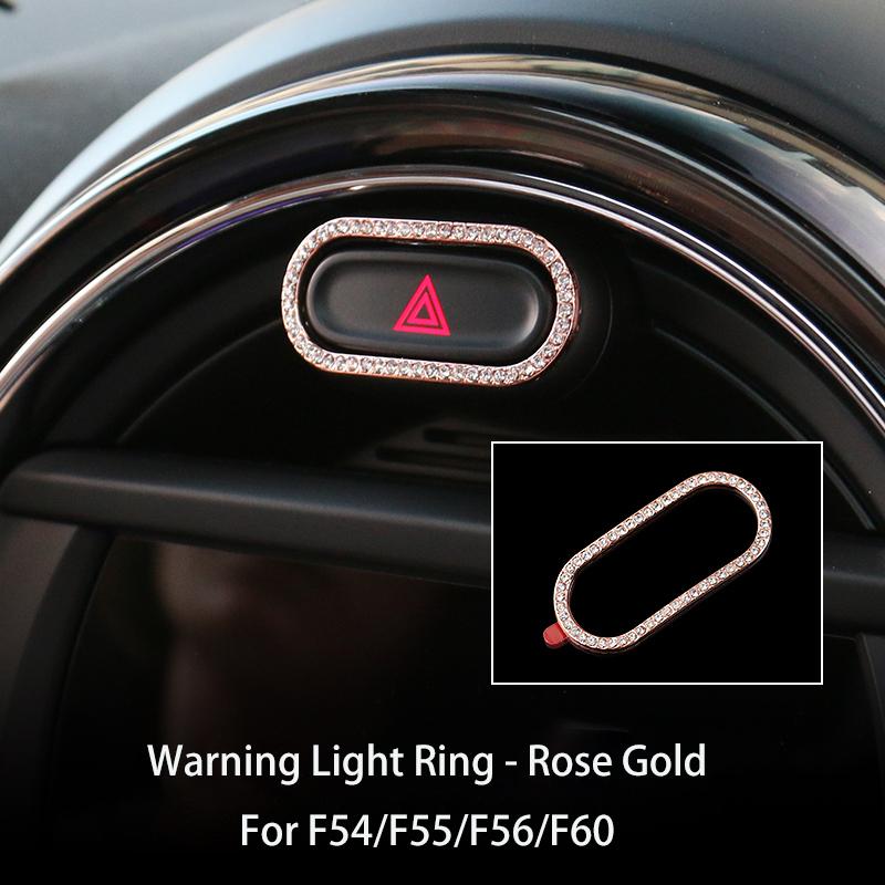 Интерьер автомобиля кольцо с бриллиантами наклейка украшение блестящий декор блестящие аксессуары для девочек для Mini Cooper F54 F55 F56 F60