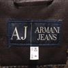Armani Jeans Куртка из искусственной кожи США 4 Темно-коричневая Меховая подкладка Мужская Б/у