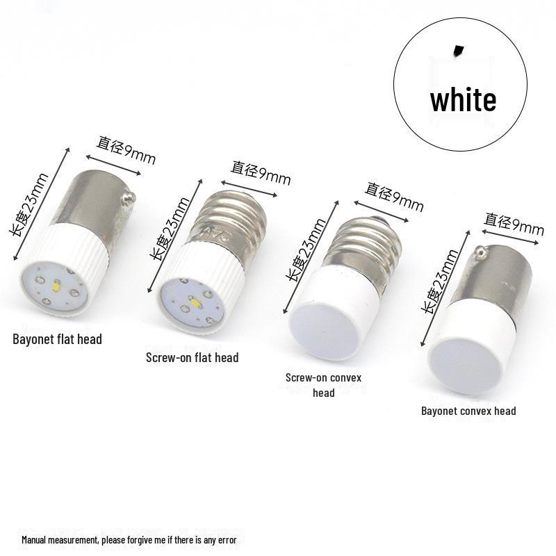 9 мм B9 Байонетный цоколь E10 для светодиодной лампы с кнопочным выключателем, фитиль ZB2XB2LAY37 12 В