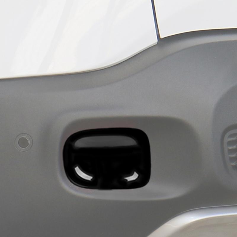 Задние противотуманные фары из АБС-пластика, декоративные наклейки, протектор для Jeep Renegade 2015-2018, автомобильные аксессуары, черный цвет