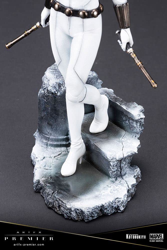 ARTFX PREMIER MARVEL UNIVERSE Black Widow White Costume Edition Scale PVC Painted Simple Assembly Figure MK366 1/10