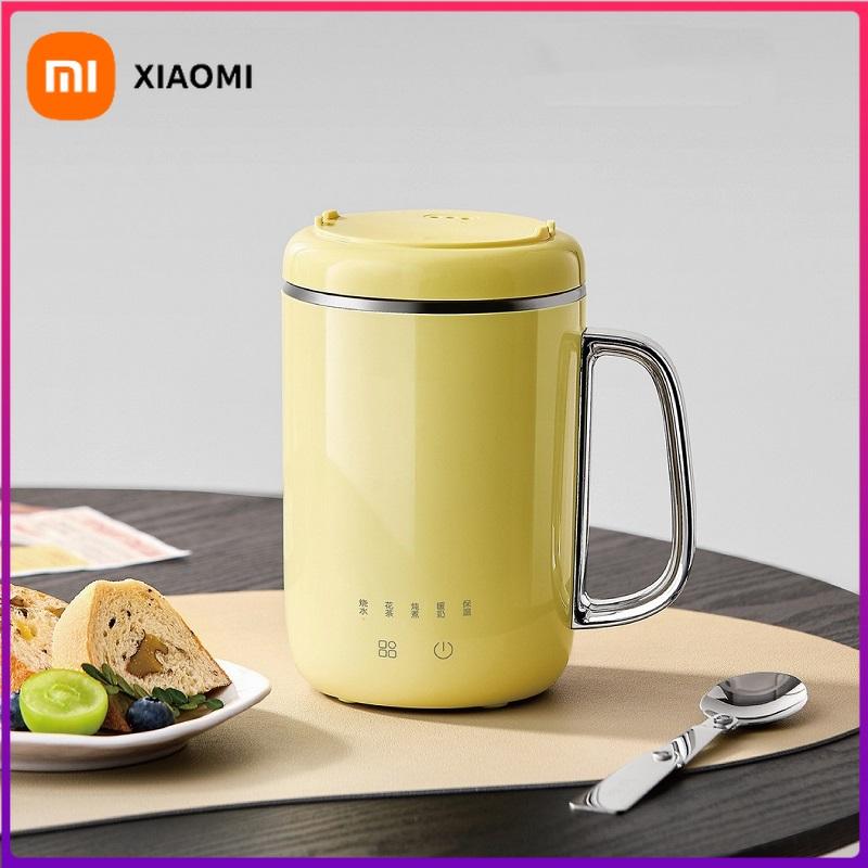 Xiaomi 450 мл Электрический чайник Дорожный Мультиварка Горячий горшок Нагревательная чашка Кастрюля для тушения Горшок для сохранения здоровья Кастрюля для приготовления Портативная Чашка для подогрева молока