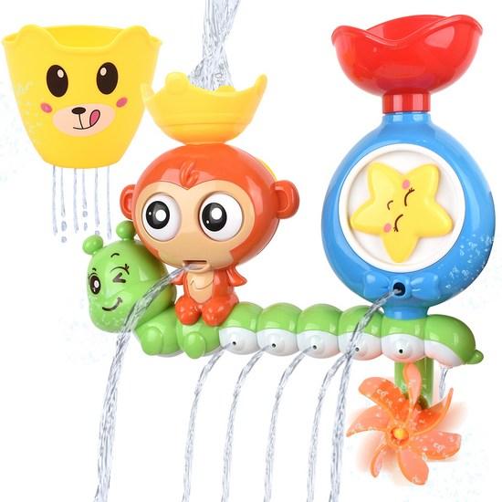Caterpillar Spinning Bath Water Toy 8808, Korean Bath Toys