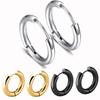 High Quality Stainless Steel Ear Buckle Men's and Women's Temperament Round Non-fading Jewelry