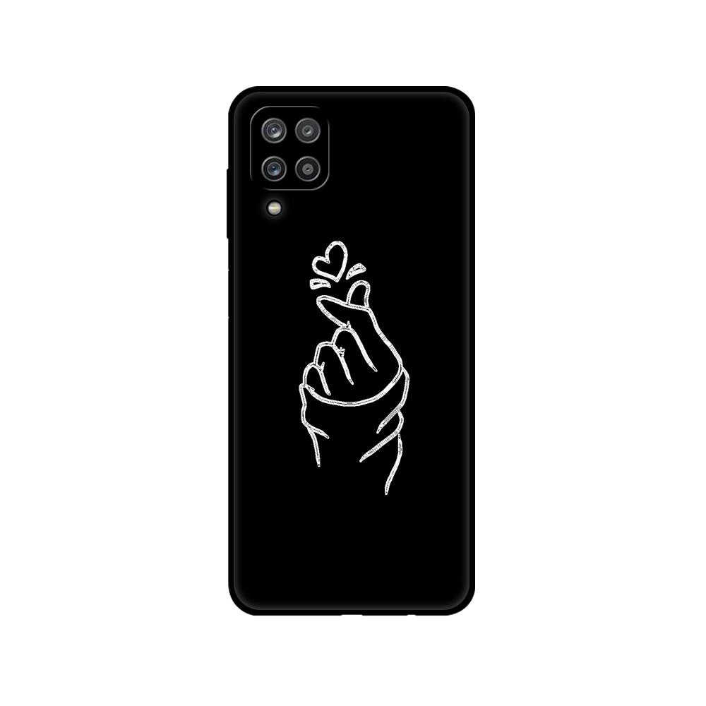 Мягкий силиконовый чехол для Samsung A12, чехол для телефона Samsung Galaxy A12, GalaxyA12 A 12 SM-A125F a125, бампер 6,5 дюйма; черный чехол из ТПУ