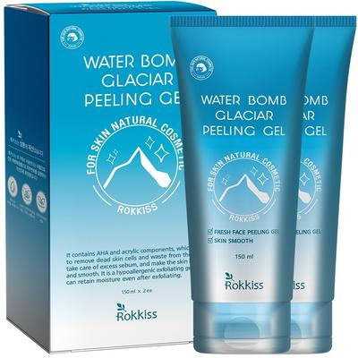 Гель-пилинг на основе ледниковой воды Rockies Water Bomb, 150 мл, 2 шт.
