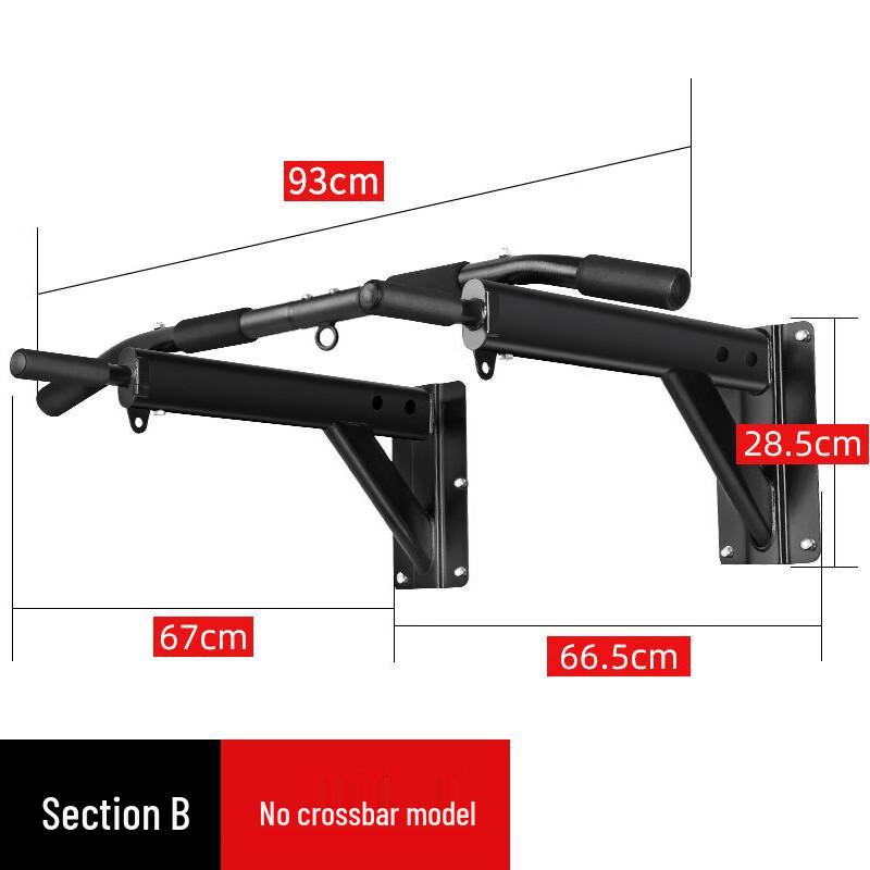FUTLSLY Wall-Mounted Pull-Up Bar with Sandbag Hanger