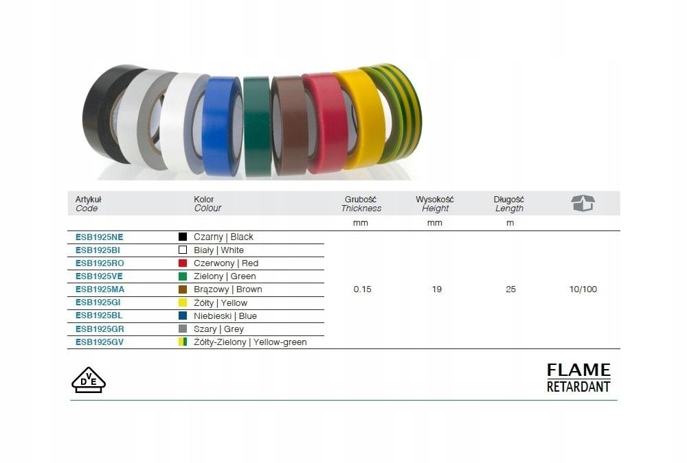 Electrical Insulating Tape 25M*19Mm Red