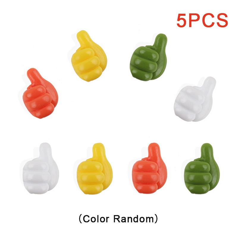 5/10/20 шт. силиконовый крючок для большого пальца на стену зажим для кабеля провод органайзер для стола щетка для хранения настенные наклейки гаджеты полезные вещи для дома