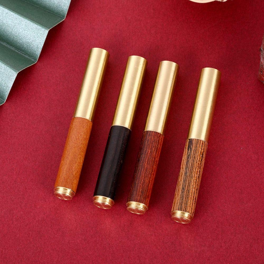 Sandalwood Calligraphy Fountain Pen Smooth Writing Business Fountain Pen  Stationery