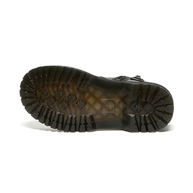 Dr. Martens Wincox Lissome Knight Style Buckle Thick Sole Zipper Chelsea Boots Kids Boots Charcoal-Black 27094001