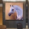 Абстрактная арабская лошадь, животное, холст, картина, настенное искусство, фотографии животных, винтажные постеры для украшения гостиной, Куадрос