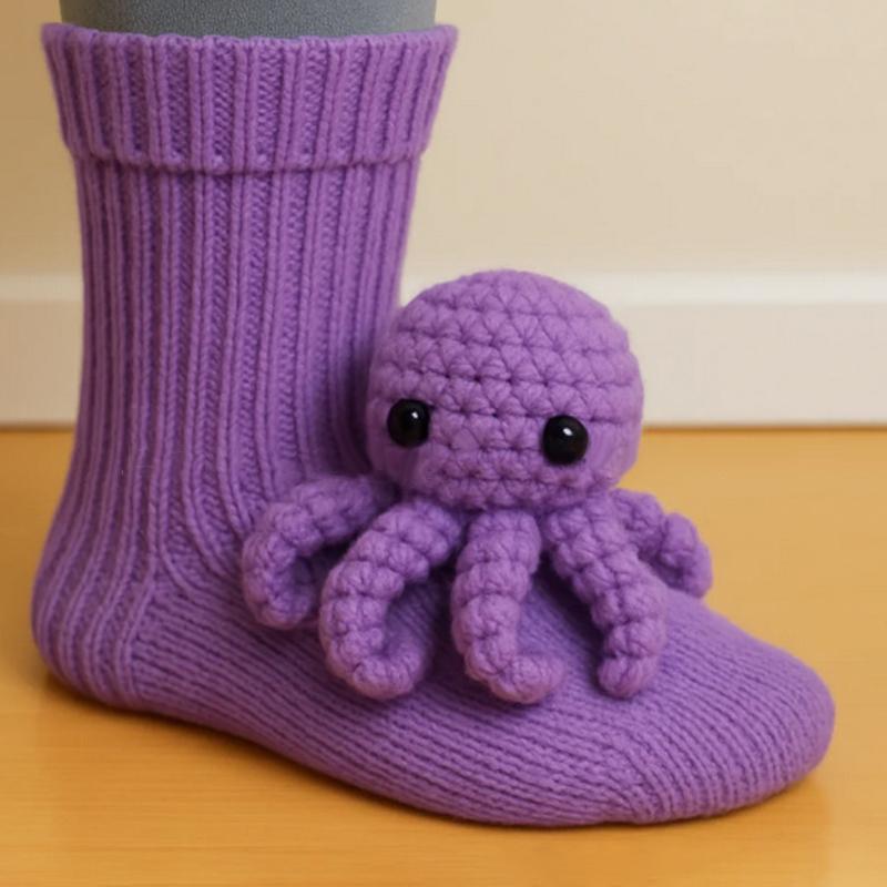 3D Вязаные Носки с Животными Осень Зима Женские Милые Мультяшные Напольные Теплые Носки Рождественские Забавные Носки