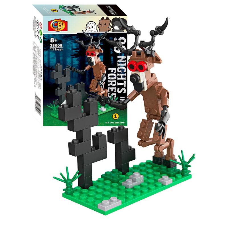 Non-Toxic New Popular 99 Nights In The Forest Game With Building Blocks And Toys Birthday Gift Christmas Gift Children'S Toy