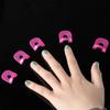 26PCS/set Nail Polish Applicator Aid Nail Art Tools Gel Nail Polish Anti-Spill Stickers Nail Edge Clips