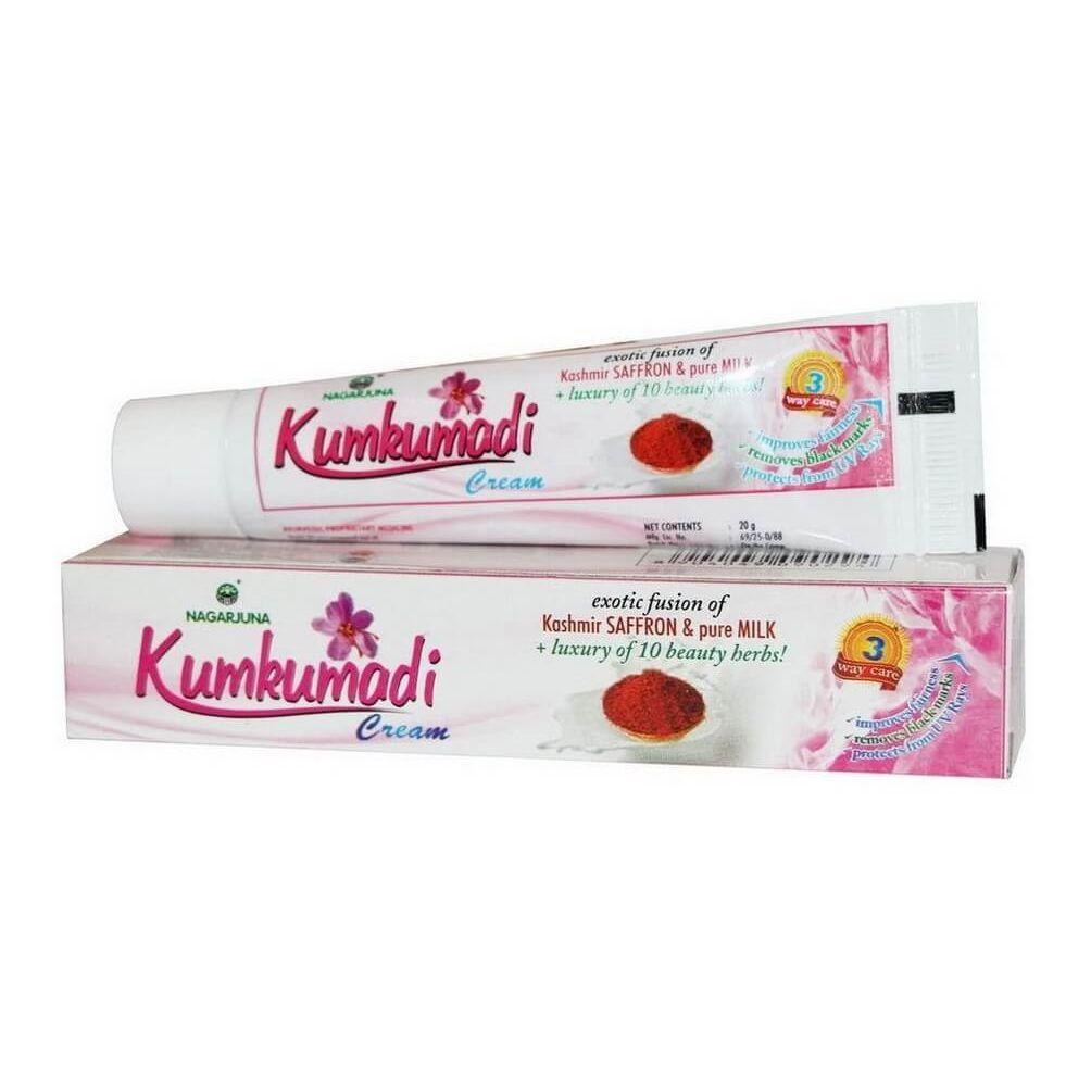 Кумкумади: омолаживающий крем для лица (20 г), Kumkumadi Cream, Nagarjuna