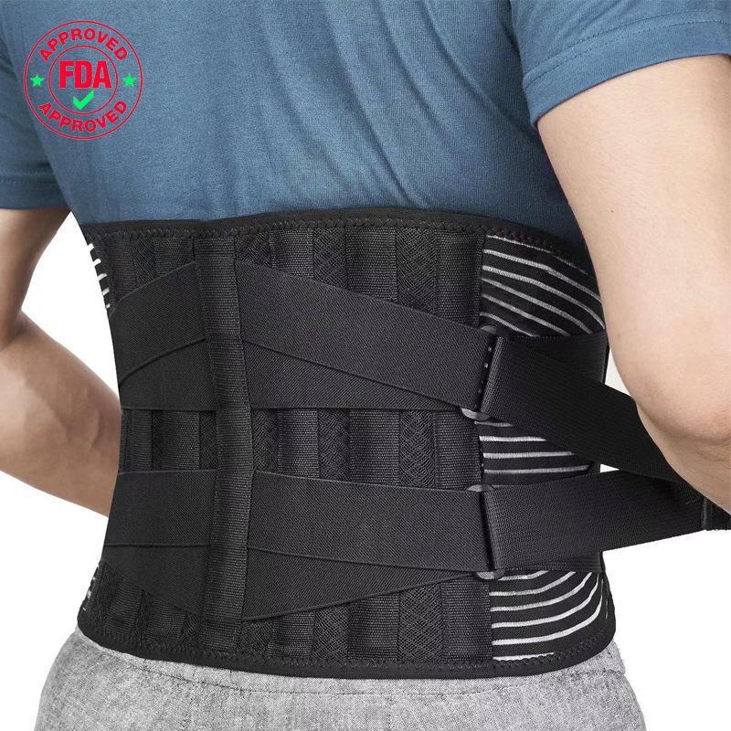 Adjustable Breathable Mesh Waist Support Belt with Pressure Pad