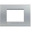 Plaque - Bticino - LL - Carrée - 3M Tech - Plastique - Gris