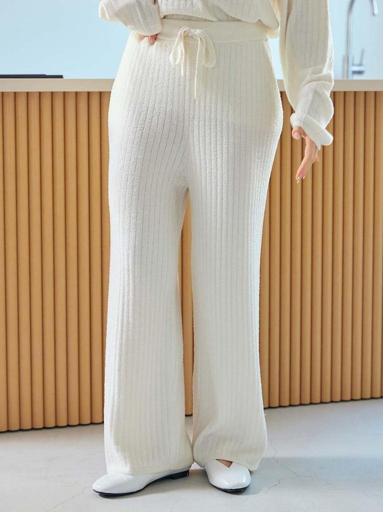 Gelato Pique Smoothie Long Pants PWNP251060 IVR Free Size Temperature-Regulating Women's