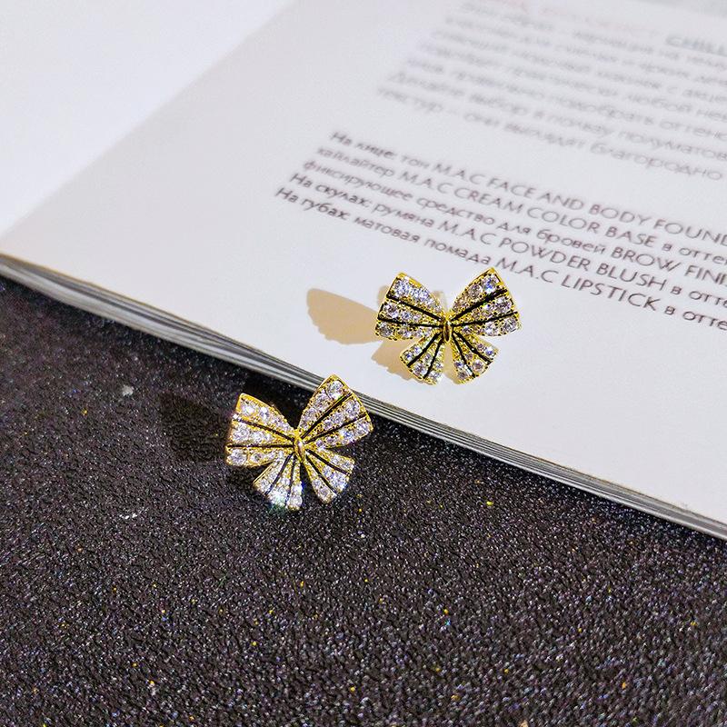 Женские серьги-гвоздики из настоящего золота 14 карат с бриллиантом 1 карат Fine Aros Mujer Oreja, женские серьги-гвоздики с натуральным бриллиантом Orecchini