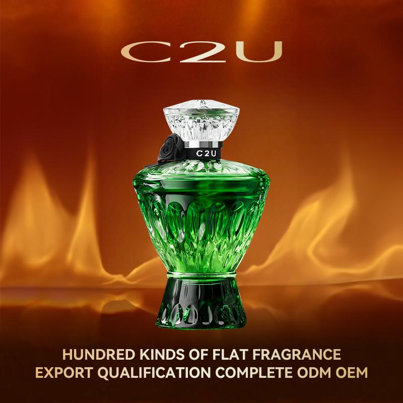 C2U Emerald Brilliant Perfume – Eau de Toilette 75mL. Fresh Flowers & Fruit.