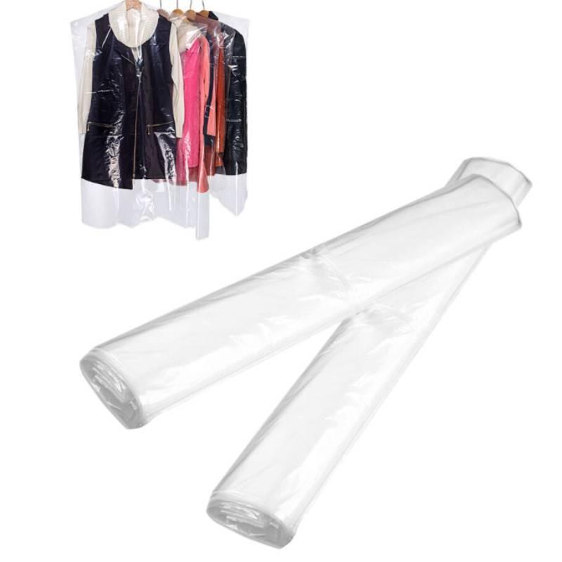 Прозрачный пылезащитный чехол для одежды 5 шт. из пластика, подходит для ежедневного использования