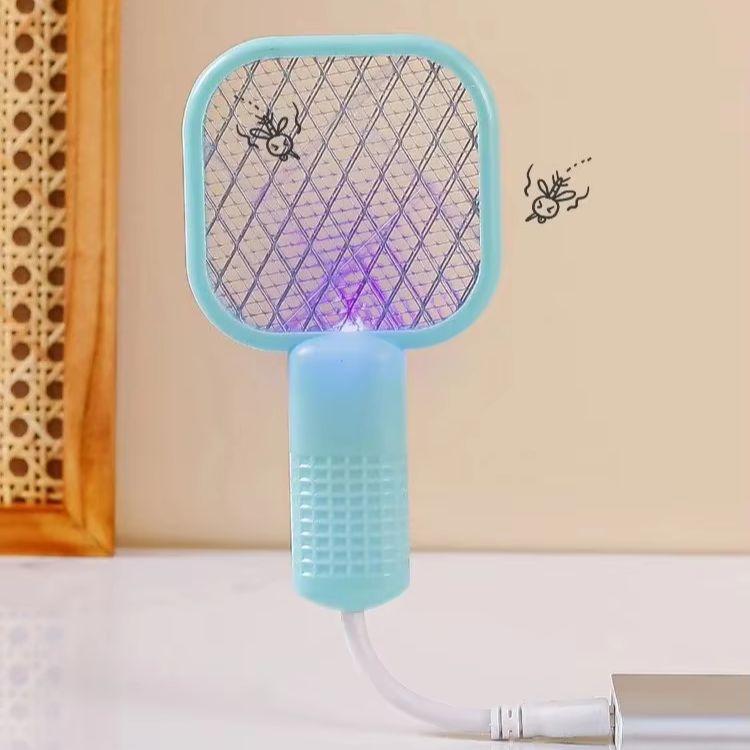 Мухобойка-ловушка Мини USB УФ-свет Борьба с вредителями Электрический разряд Лампа-убийца комаров Портативный уничтожитель мух и насекомых Лето