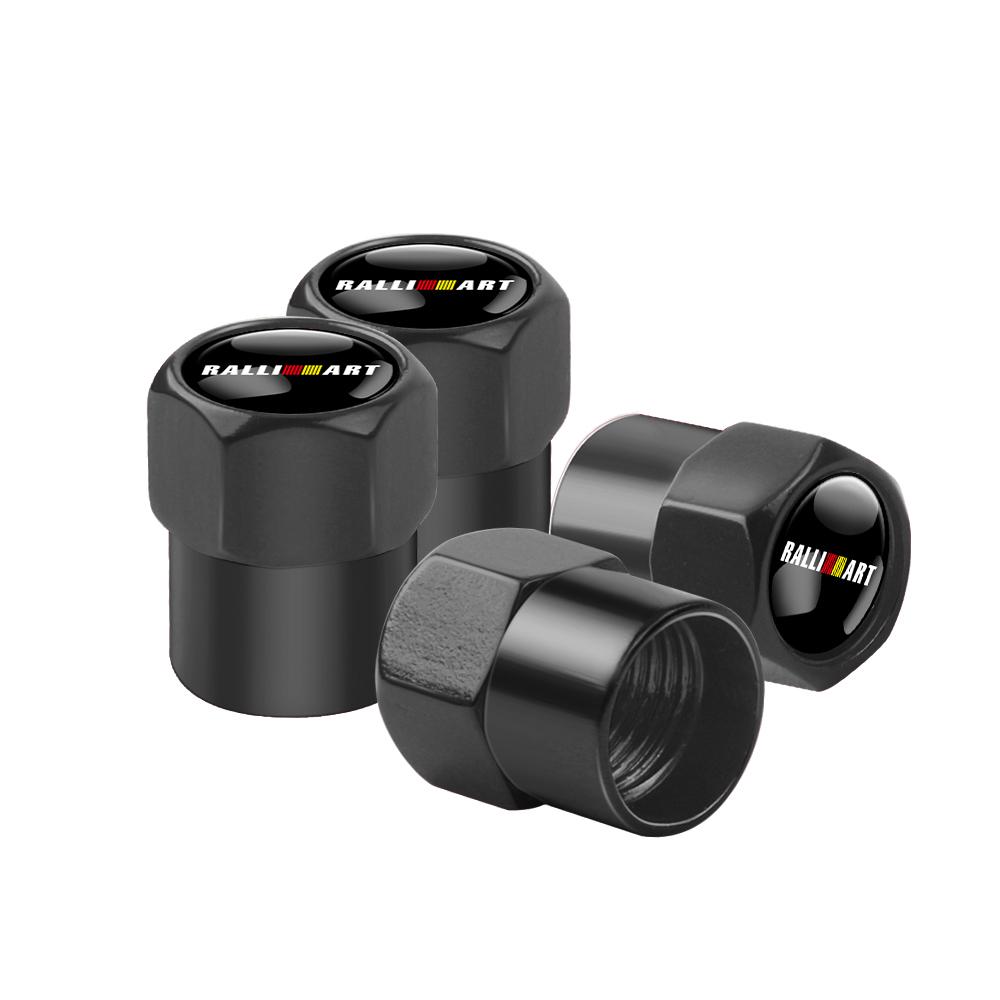 4pcs Car Wheel Tire Valve Caps Tyre Rim Stem Covers Airdust For Mitsubishi Space Star Lancer Outlander Eclipse Cross Asx Fortis