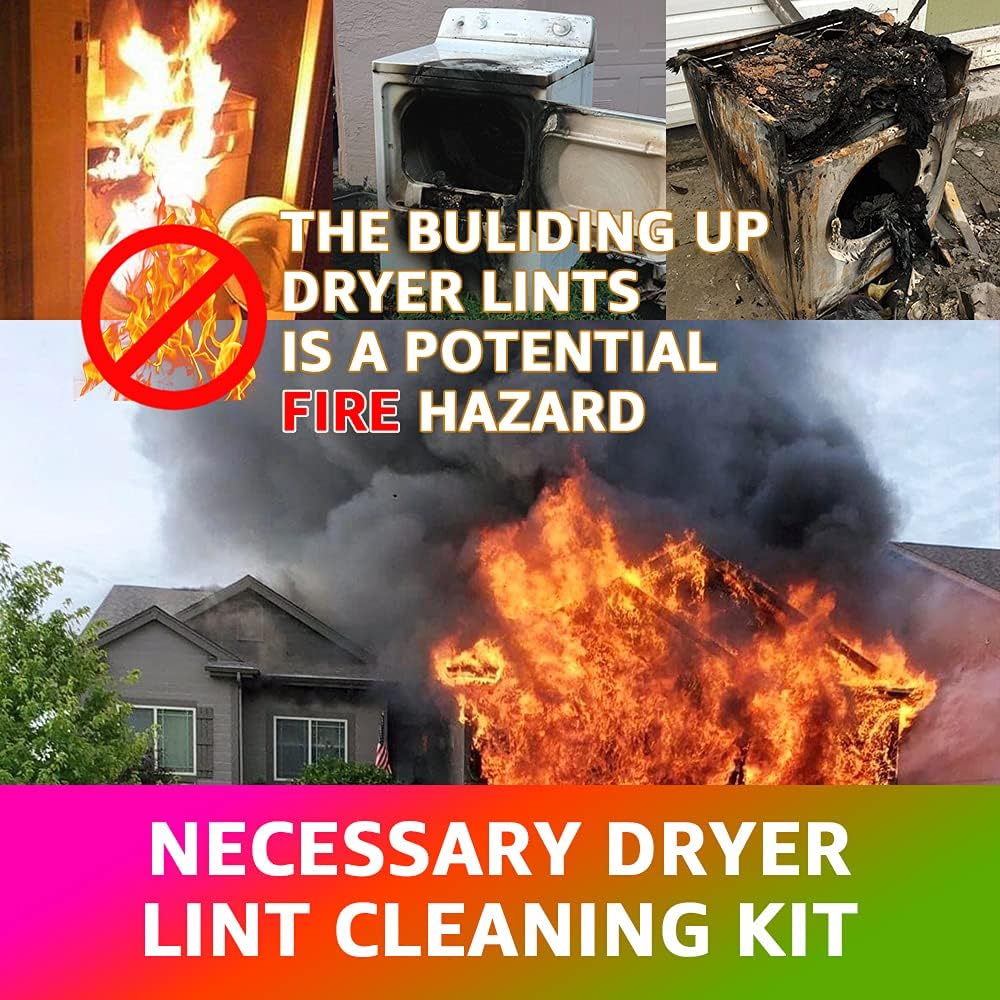 Sealegend 2 шт. Набор для чистки вентиляционного отверстия сушилки Насадка-пылесос для ворса сушилки, Инструменты для удаления ворса для чистки вентиляционного отверстия сушилки 2 шланга для ремонта дома