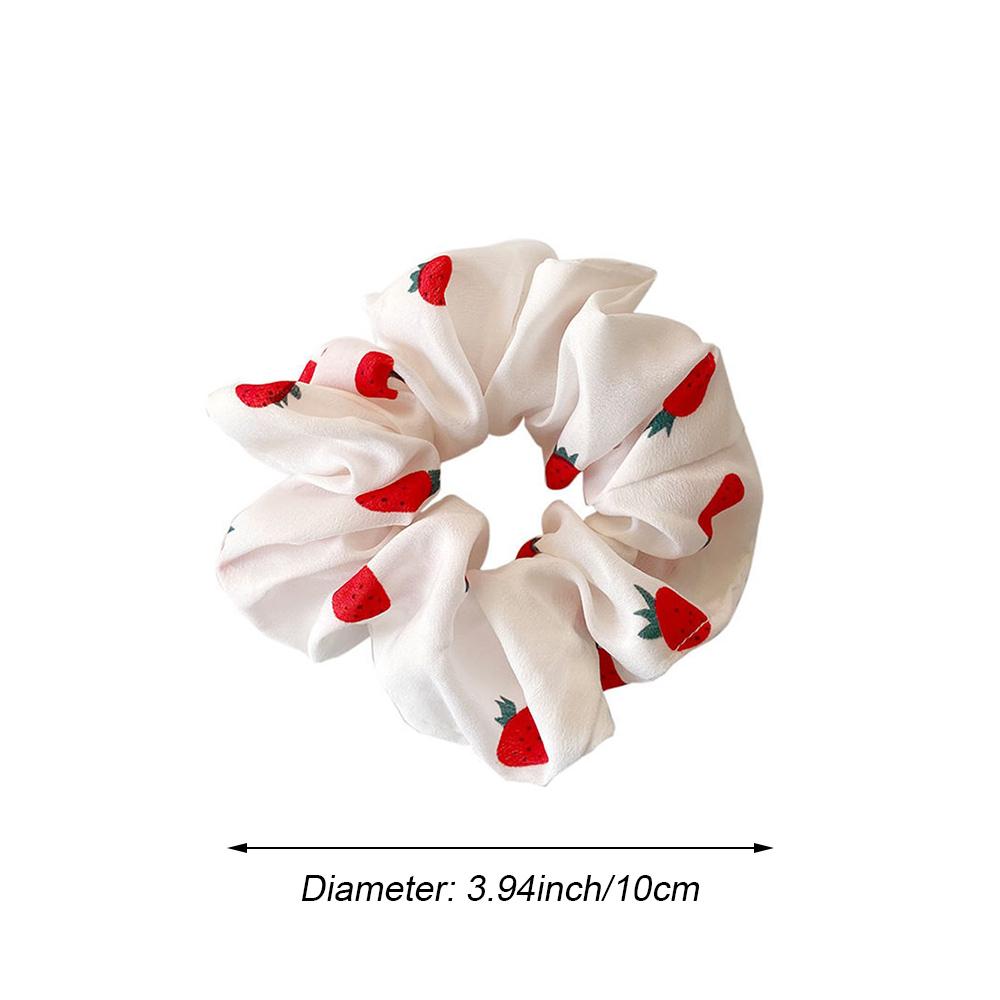 Elastic Girls Headwear Strawberry Hair Accessories Scrunchies Hair Rope Ponytail Holder Hairs Ties