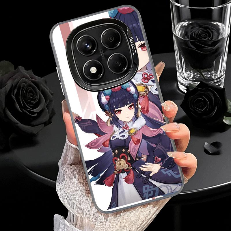 Мягкий чехол для телефона Genshin Impact Design для Xiaomi Redmi Note 13 14 15 Pro Plus 12S 12 11S 11 11T 10S 10 Ударопрочная задняя крышка She
