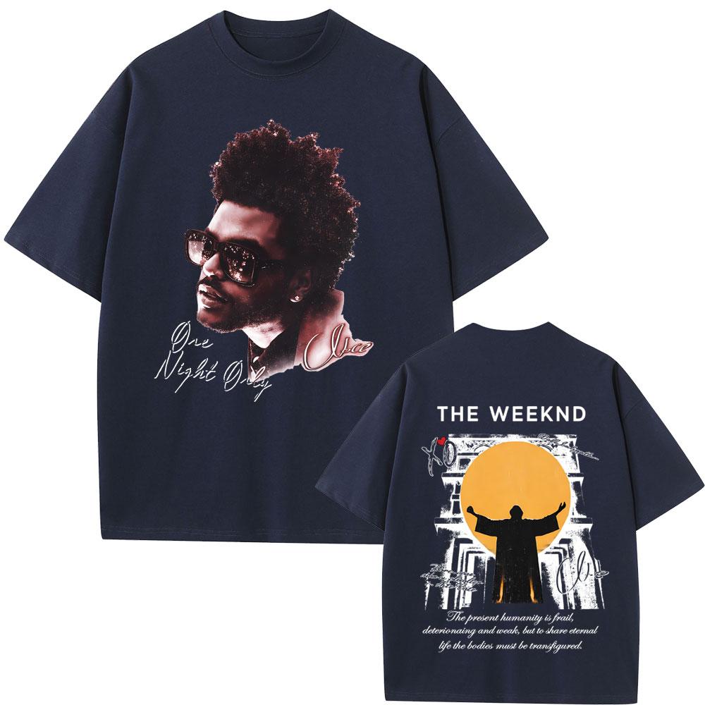 Футболка унисекс The Weeknd XO Tour 2026 Женская Хип-хоп Мода Поп-музыка Короткий рукав Унисекс Повседневная Винтажная Уличная одежда