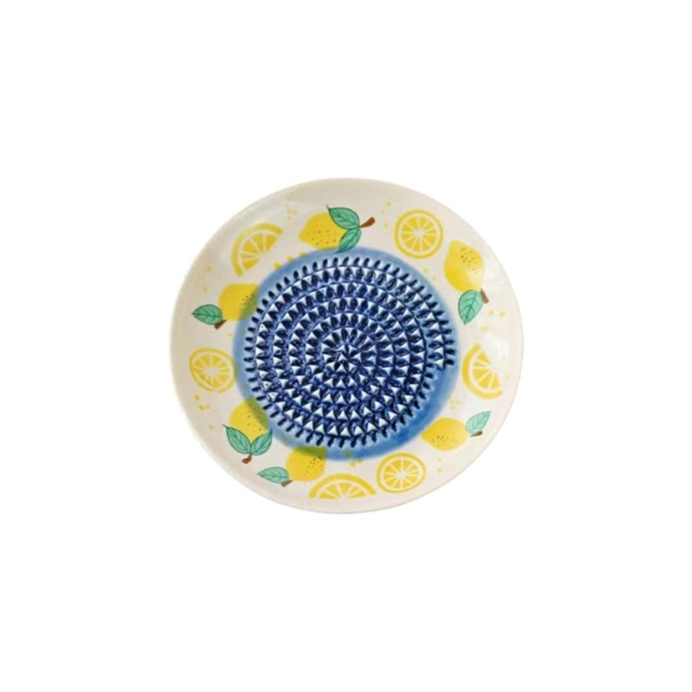 Manual Ceramic Ginger Grinding Dish Supplementary Food Grinding Plate Carrots