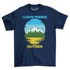 I Love Peeing Outside Men's T-Shirt Top Gift For Men Adventure Comedy Shirt
