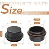 2 Pack 81143 For Dexter Vortex Replacement Caps, K71-G01-73, 21-261, 48355V Replacement Hub Dust Cap W/O-Ring For Trailer, Boat & Other Hub Kits