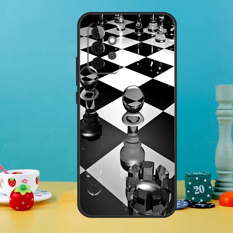 Чехол-шахматная доска для Samsung Galaxy A54 A34 A24 A14 A52 A32 A12 A53 A33 A13 A51 A71 A21S A52S