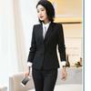 Женский деловой костюм, темперамент, пиджак премиум-класса, костюм из двух предметов: пиджак + брюки, женская осенне-зимняя официальная одежда для собеседования