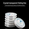 Elastic Crystal Bead Bracelet String - Transparent Rubber Cord for DIY Beading