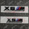 QAED6 Silver Grey Black X1M X2M X3M X4M X5M X6M X7M X8M COMPETITION Emblems for BMW F97 F98 E70 F85 F95 E71 F86 F94 Car badge Trunk