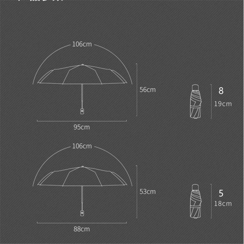 Ветрозащитный анти-ультрафиолетовый мини-зонт, портативный дорожный непромокаемый зонт