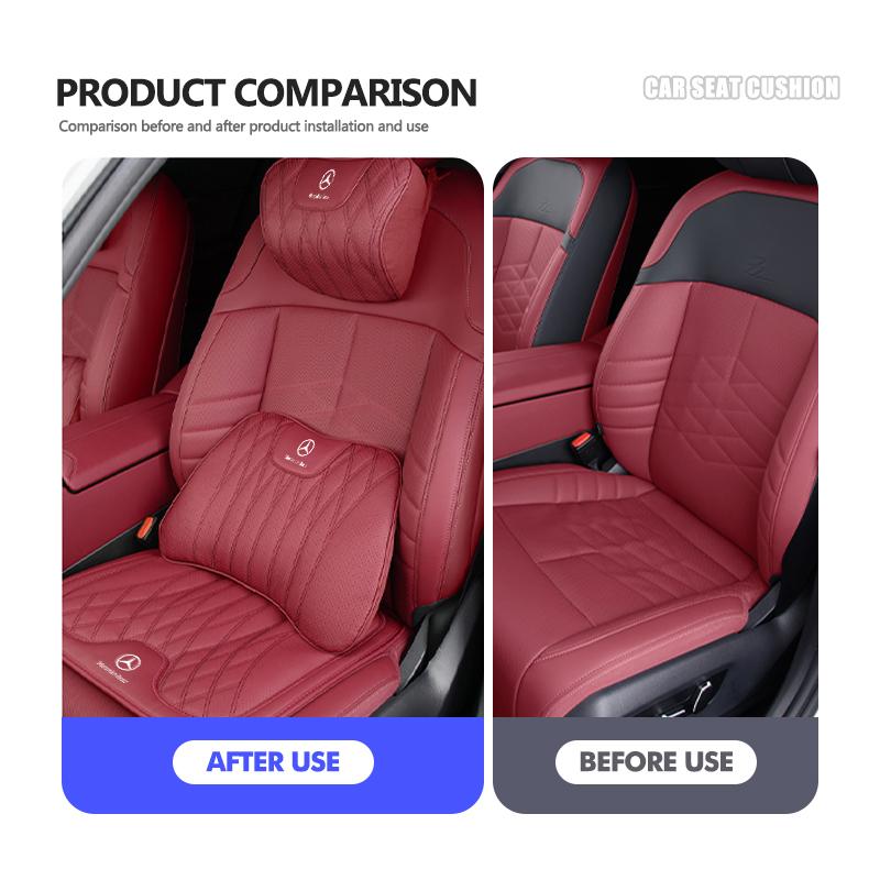 GLC GLB New Car Rest Seat Headrest Neck Pillow Lumbar Support Cushion For Mercedes Benz W202 W212 W126 W140 W168 W177 CLS GLE G