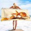 Пляжная Ракушка Морская Звезда Пляжные Полотенца Море Океан Волна Летнее Банное Полотенце Ультра Мягкое Не Оставляет Песок Впитывающее Многоцелевое Полотенце