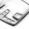Front Reading Light Lamp Panel Trim Decor Cover For Ford F-150 2015- Chrome