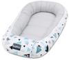 Bellochi Детская капсула для сна Baby Nest Pod для новорожденных — 100% хлопок — сертифицирован Oeko-TEX — 90x60x12 см — с защитными краями — tresor